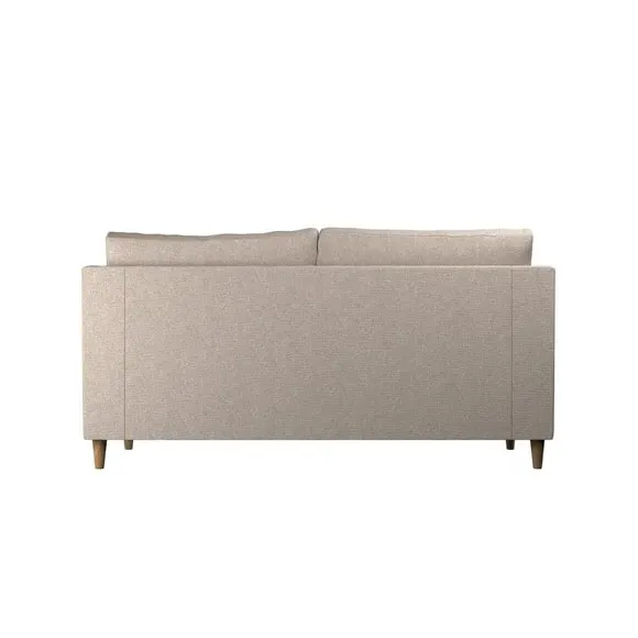 3-Seater Sofa with Textured Weave - Oatmeal