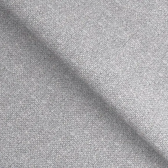 3-Seater Sofa with Textured Weave - Silver