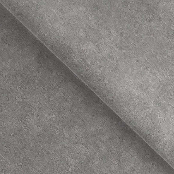 Compact Footstool - Grey, Brushed Chenille