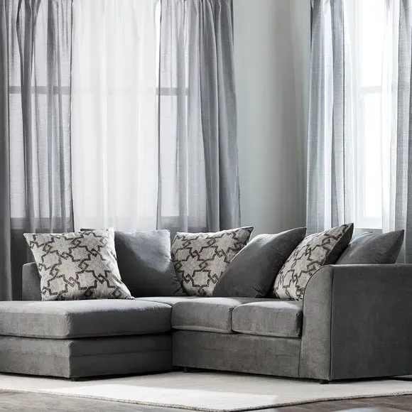 Corner Chaise Sofa - Grey, Chenille image