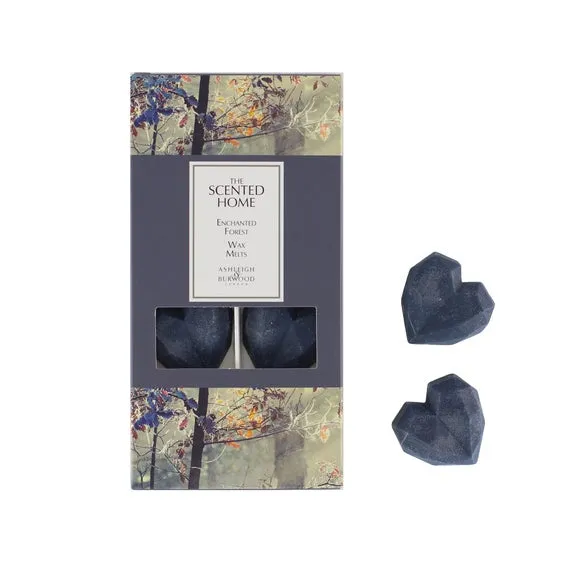 Heart-Shaped Wax Melts Enchanted Forest - Blue