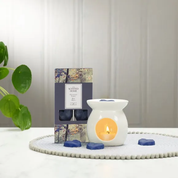 Heart-Shaped Wax Melts Enchanted Forest - Blue image