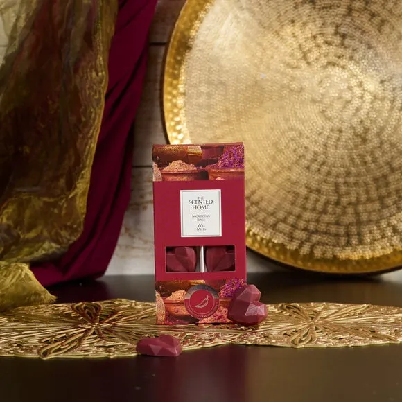 Heart-Shaped Wax Melts Moroccan Spice - Red image