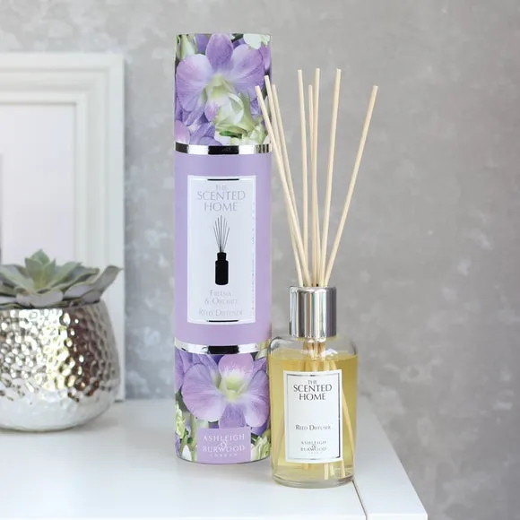 Reed Diffuser Freesia Orchid - Clear Glass image