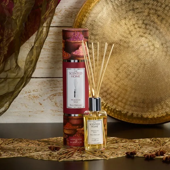 Reed Diffuser Moroccan Spice - Clear Glass