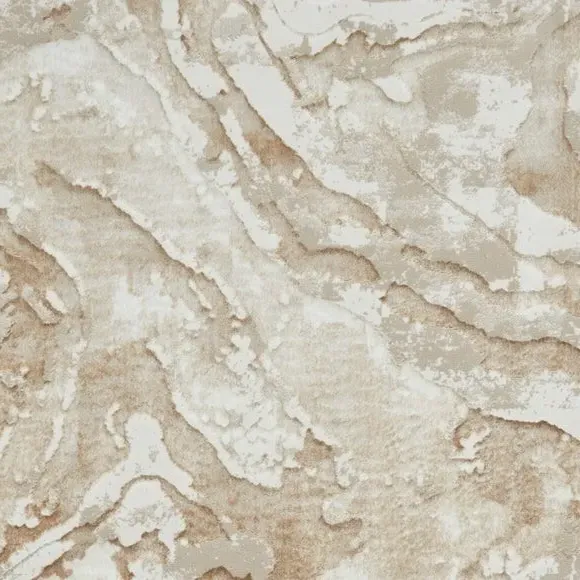 Area Rug - Beige, Polyester