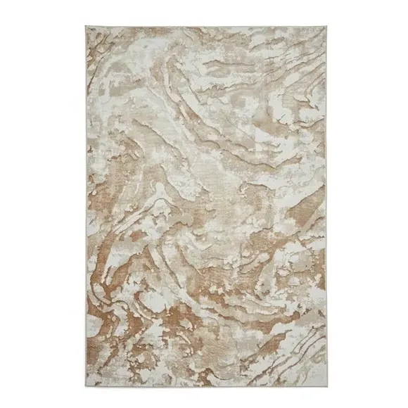 Area Rug - Beige, Polyester