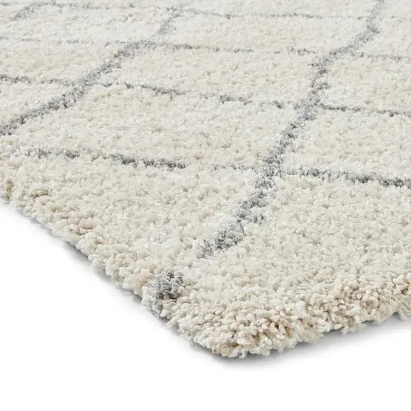 Berber Style Area Rug - Cream, Polypropylene