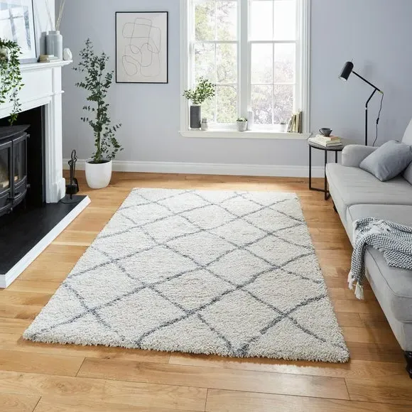 Berber Style Area Rug - Cream, Polypropylene image