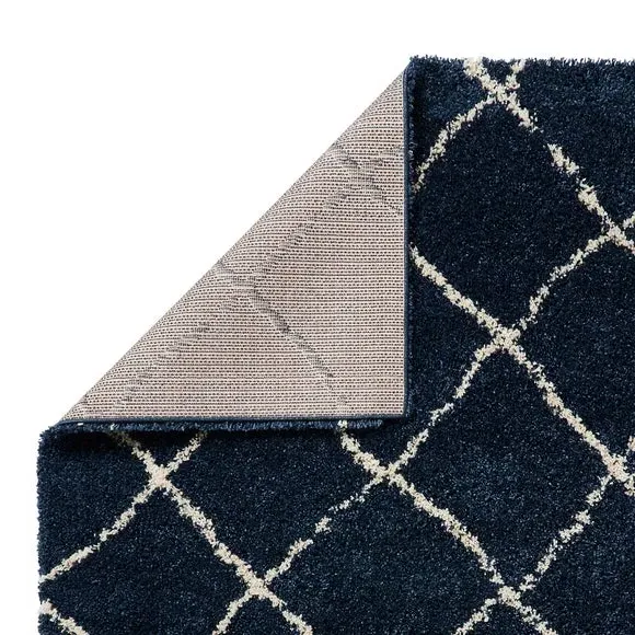 Berber Style Area Rug - Navy, Polypropylene