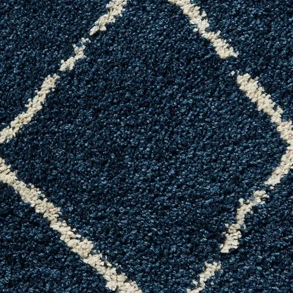 Berber Style Area Rug - Navy, Polypropylene