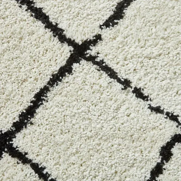 Berber Style Area Rug - White, Polypropylene