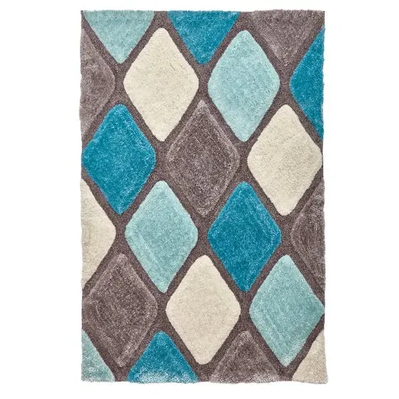 Contemporary Rug - Grey Blue, Handmade image