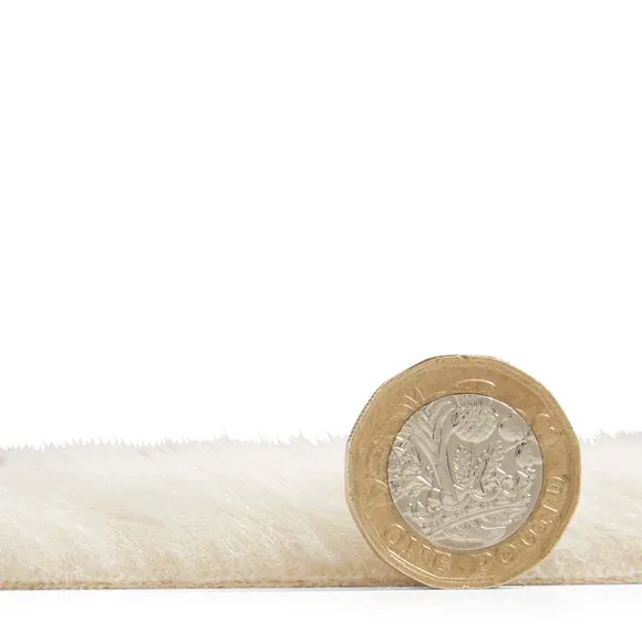 Cow Print Rug - Brown, Faux Fur