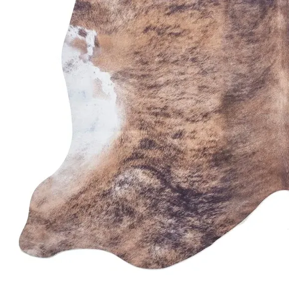 Cow Print Rug - Brown/White