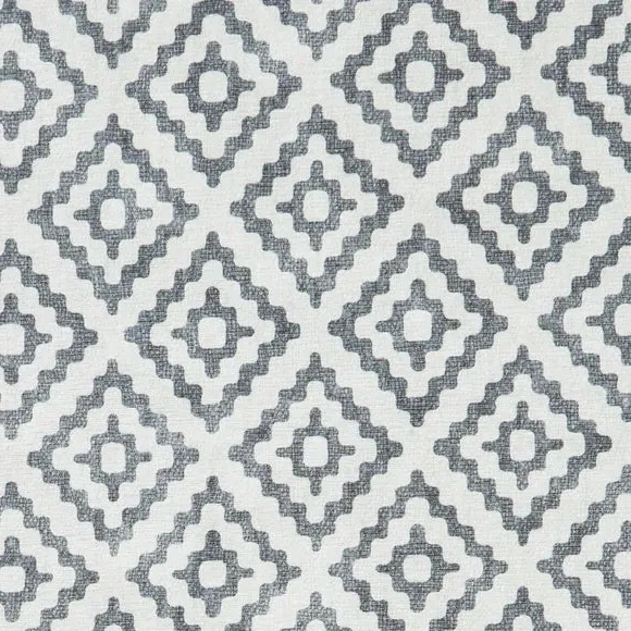 Diamond Pattern Rug - Grey