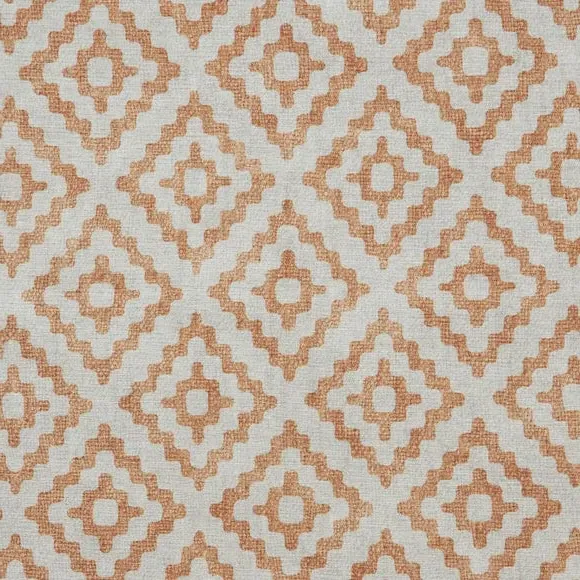 Diamond Pattern Rug - Ochre
