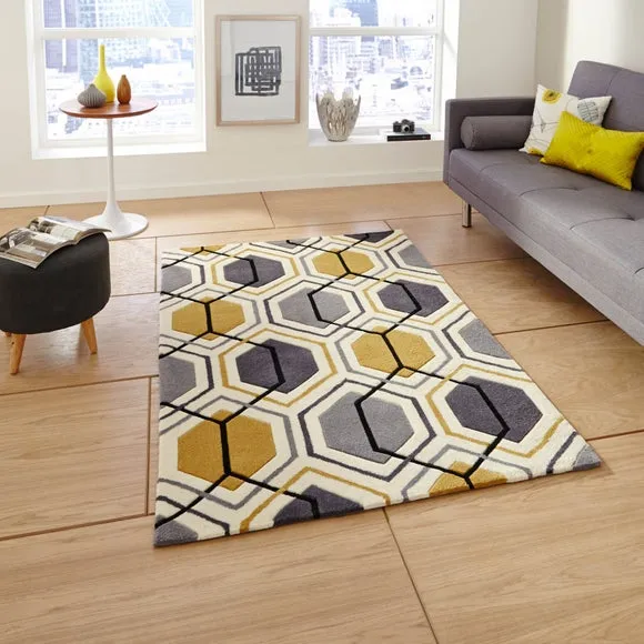 Geometric Rug - Blue