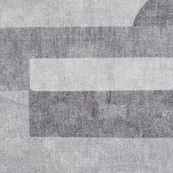 Geometric Rug - Grey