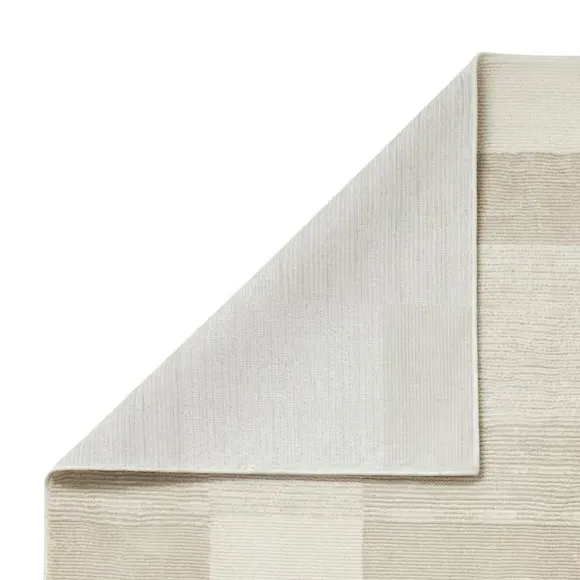 Geometric Rug Machine Washable - Cream, Polyester