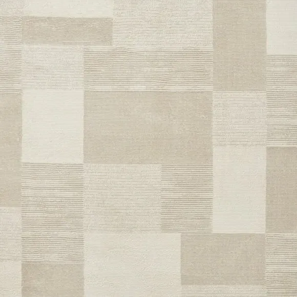 Geometric Rug Machine Washable - Cream, Polyester