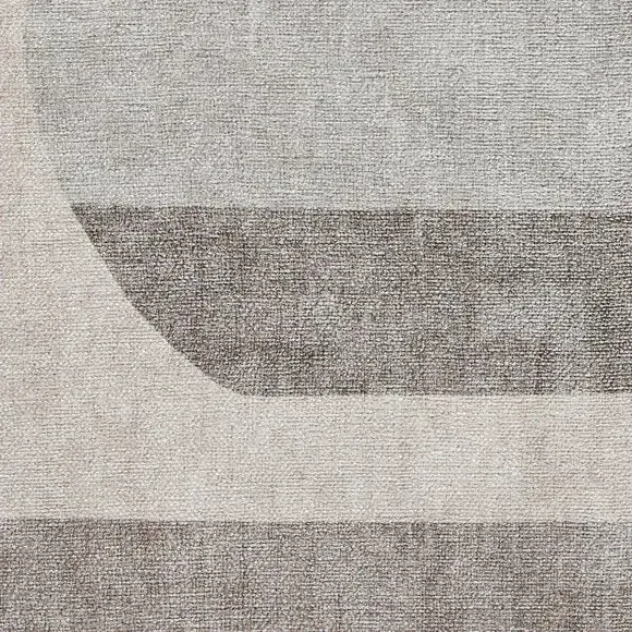 Geometric Runner - Beige, Digital Print