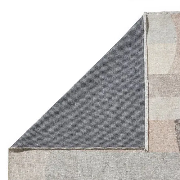 Geometric Runner - Beige, Digital Print