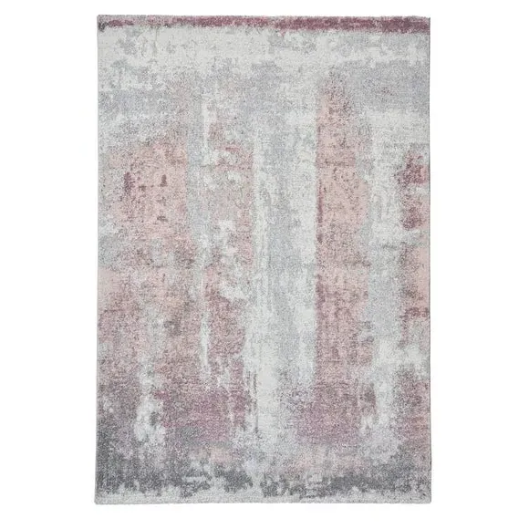 Heat Set Frieze Rug - Rose, Polypropylene