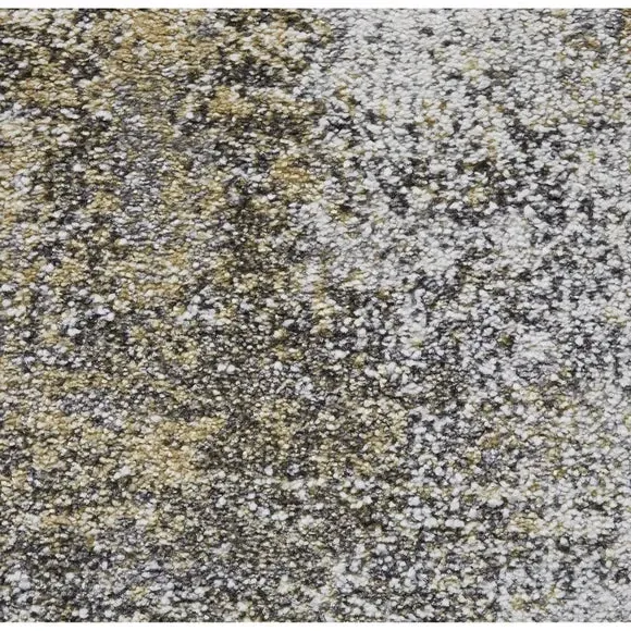 Heat Set Frieze Rug - Yellow, Polypropylene