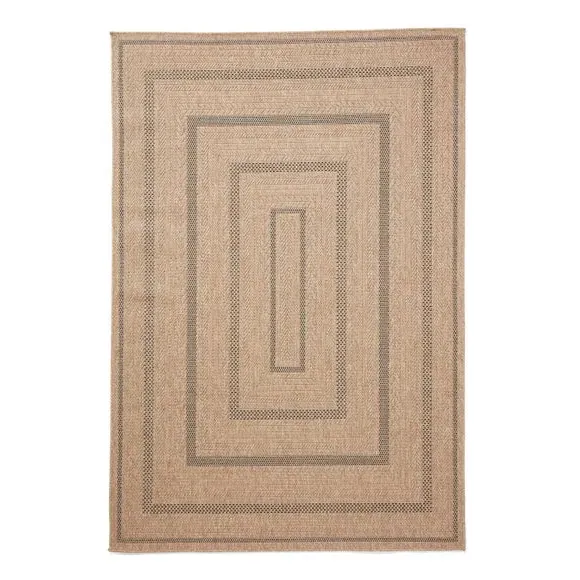 Indoor Outdoor Rug - Brown, Polypropylene