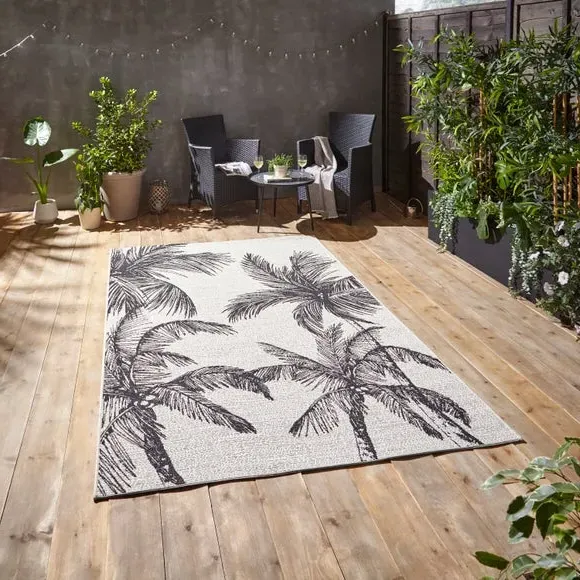 Indoor Outdoor Rug - Cream, Polypropylene