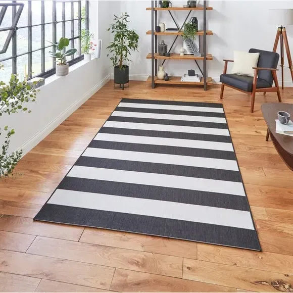 Indoor Outdoor Rug - Grey, Polypropylene