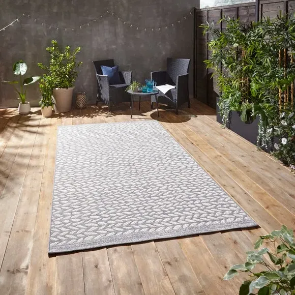 Indoor Outdoor Rug - Grey, Polypropylene image