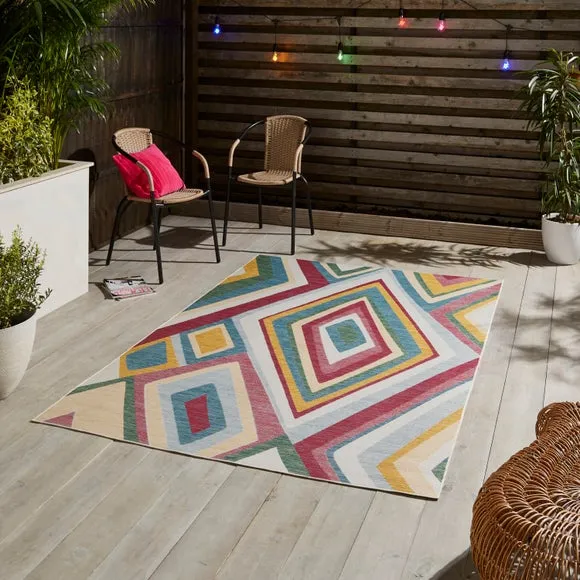 Indoor Outdoor Rug - Multicoloured, Polypropylene image