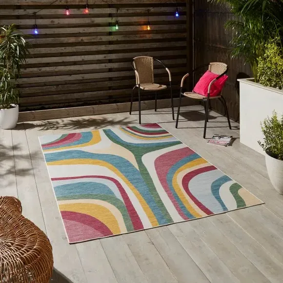 Indoor Outdoor Rug - Multicoloured, Polypropylene image