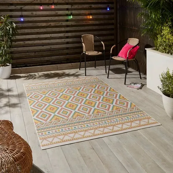 Indoor Outdoor Rug - Multicoloured, Polypropylene image