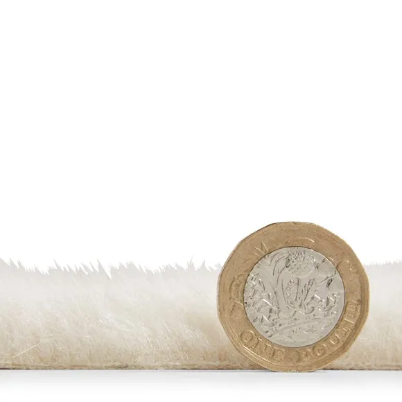 Leopard Print Rug - Brown, Faux Fur