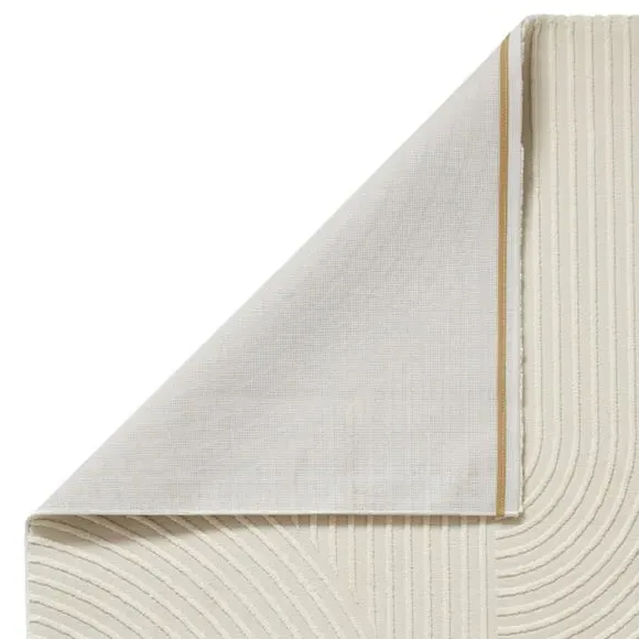Modern Rug with Easy Care - Cream, Polyester
