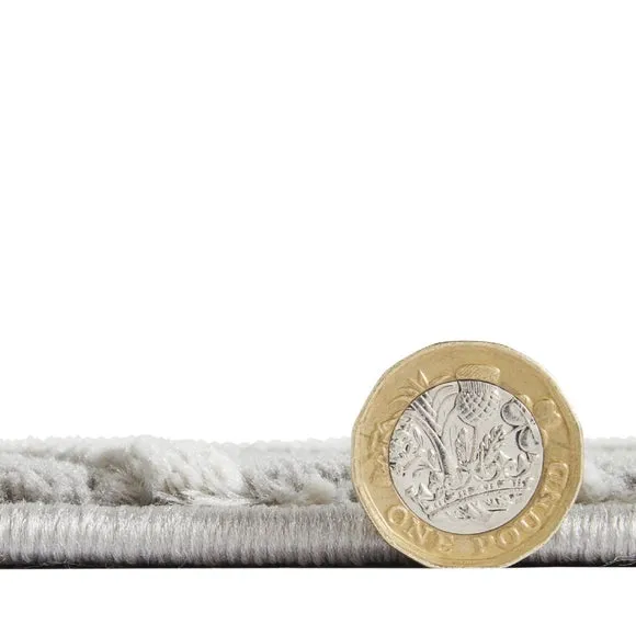 Modern Rug with Easy Care - Grey, Polyester