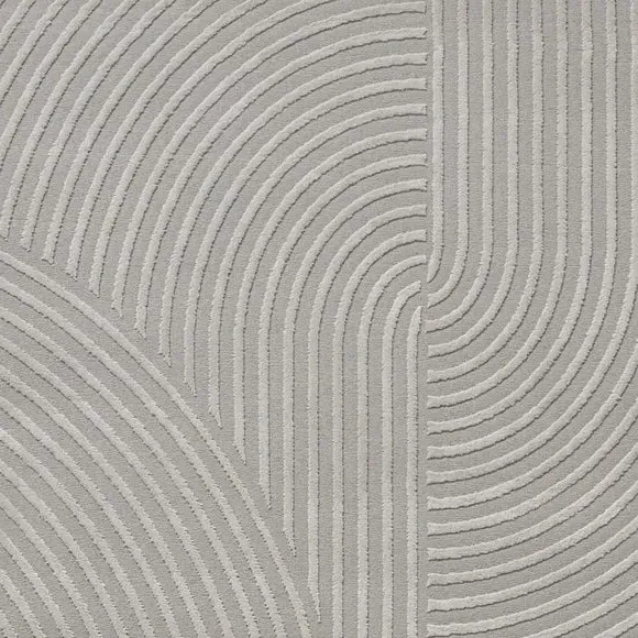Modern Rug with Easy Care - Grey, Polyester