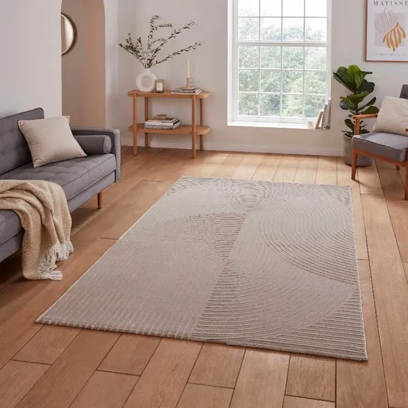 Modern Rug with Easy Care - Mink, Polyester