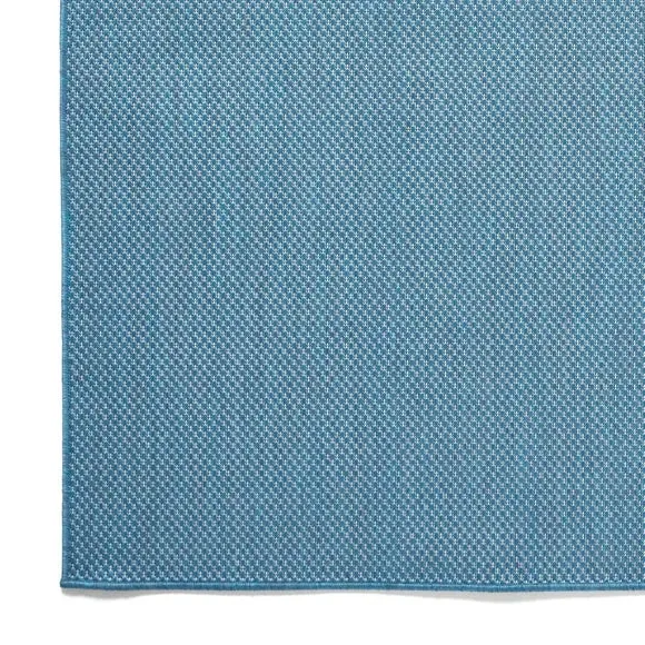 Outdoor Rug with 3D Pebble Design - Blue