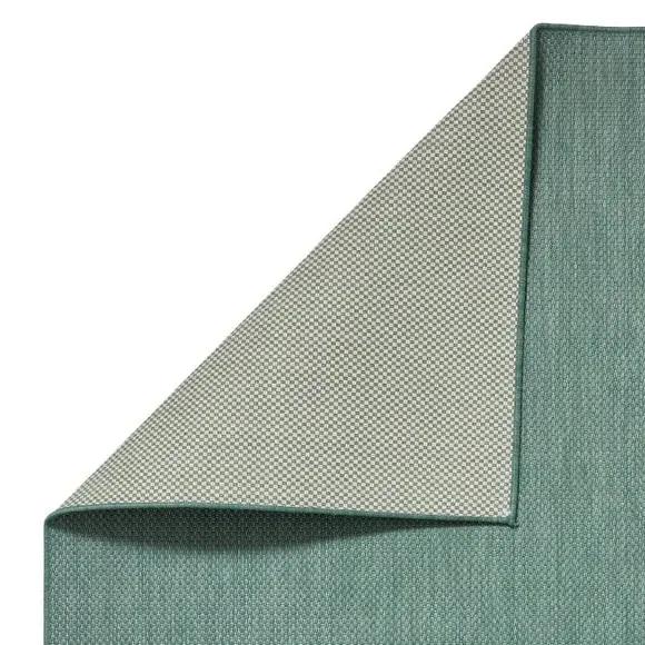 Outdoor Rug with 3D Pebble Design - Green