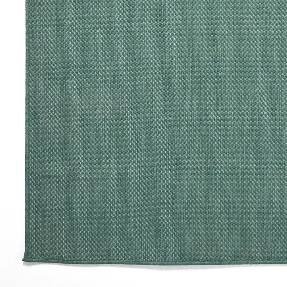 Outdoor Rug with 3D Pebble Design - Green