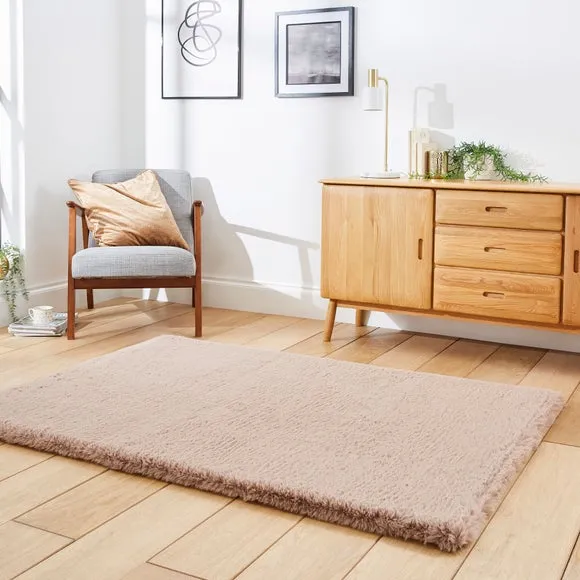 Rectangle Rug Super Soft - Beige