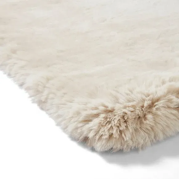 Rectangle Rug Super Soft - Natural