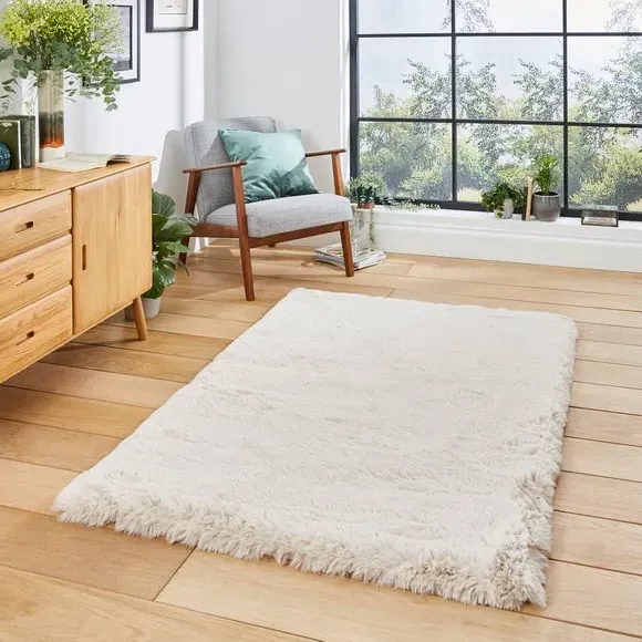 Rectangle Rug Super Soft - Natural image