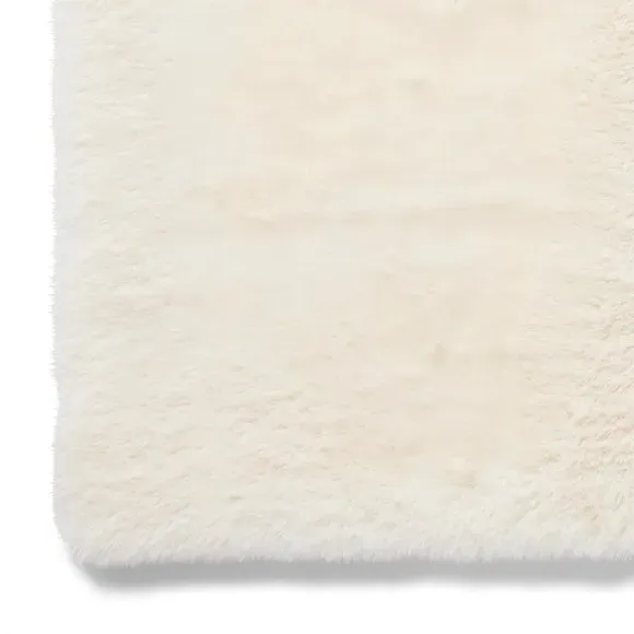 Rectangle Rug Super Soft - White