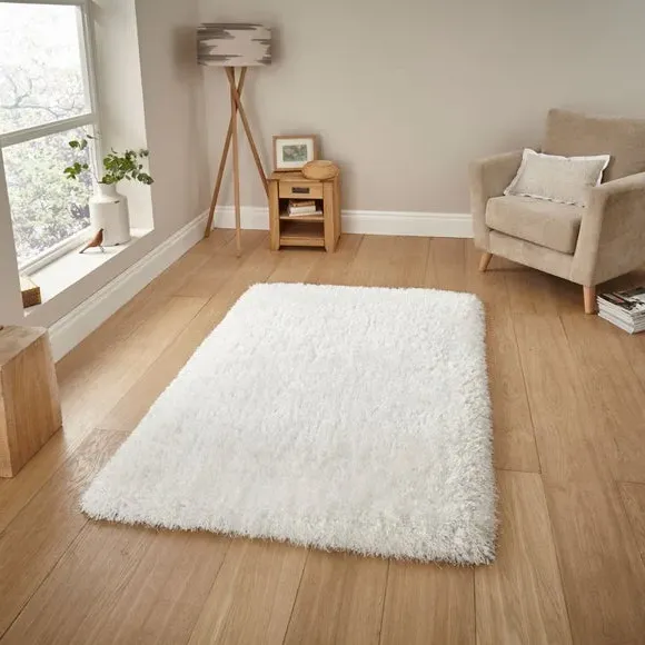 Shaggy Rug Hand Tufted - Terracotta