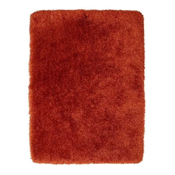 Shaggy Rug Hand Tufted - Terracotta
